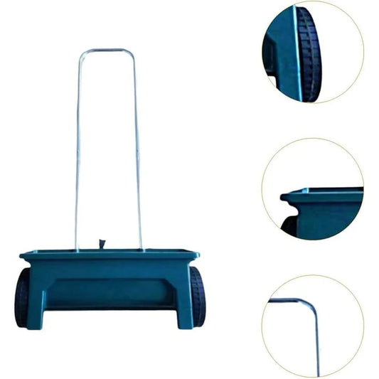 12L Hand Push Broadcast Spreader – For Seeds and Fertilizers